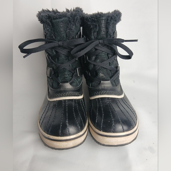 SOREL Women Winter Snow Boots Size 6 Black Color Waterproof - Picture 2 of 8